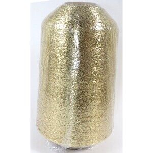 Lurex Satin Gold Metallic Yarn / Thread Supported  PMR3720 1/69" 566Grs